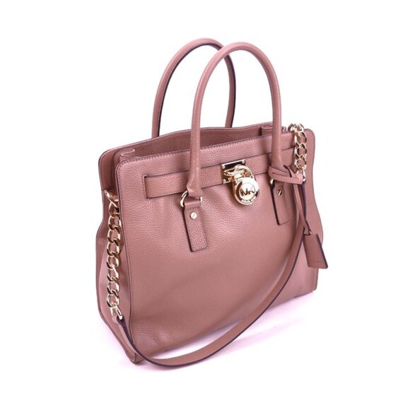 Michael Kors Hamilton in Pebble Leather- Camel - Picture 1 of 6